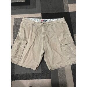 Chaps Cargo Shorts Mens 42 Khaki Good
